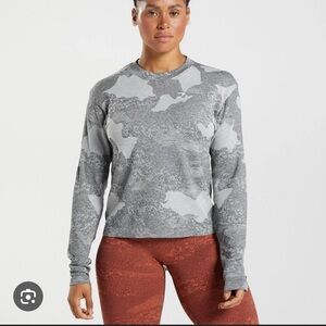 Gymshark sweatshirt.